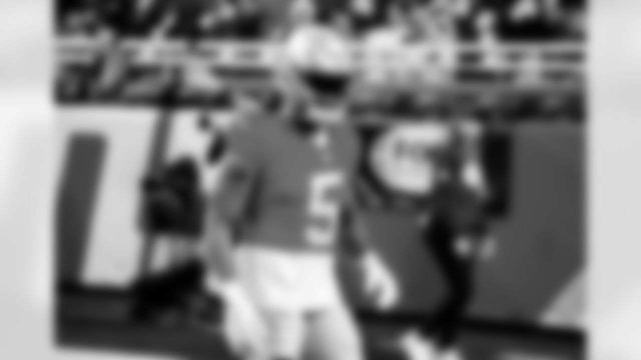 Detroit Lions running back David Montgomery (5) before an NFL football game against the Green Bay Packers on Thursday, Nov. 27, 2025 in Detroit. (Jeff Nguyen/Detroit Lions via AP)