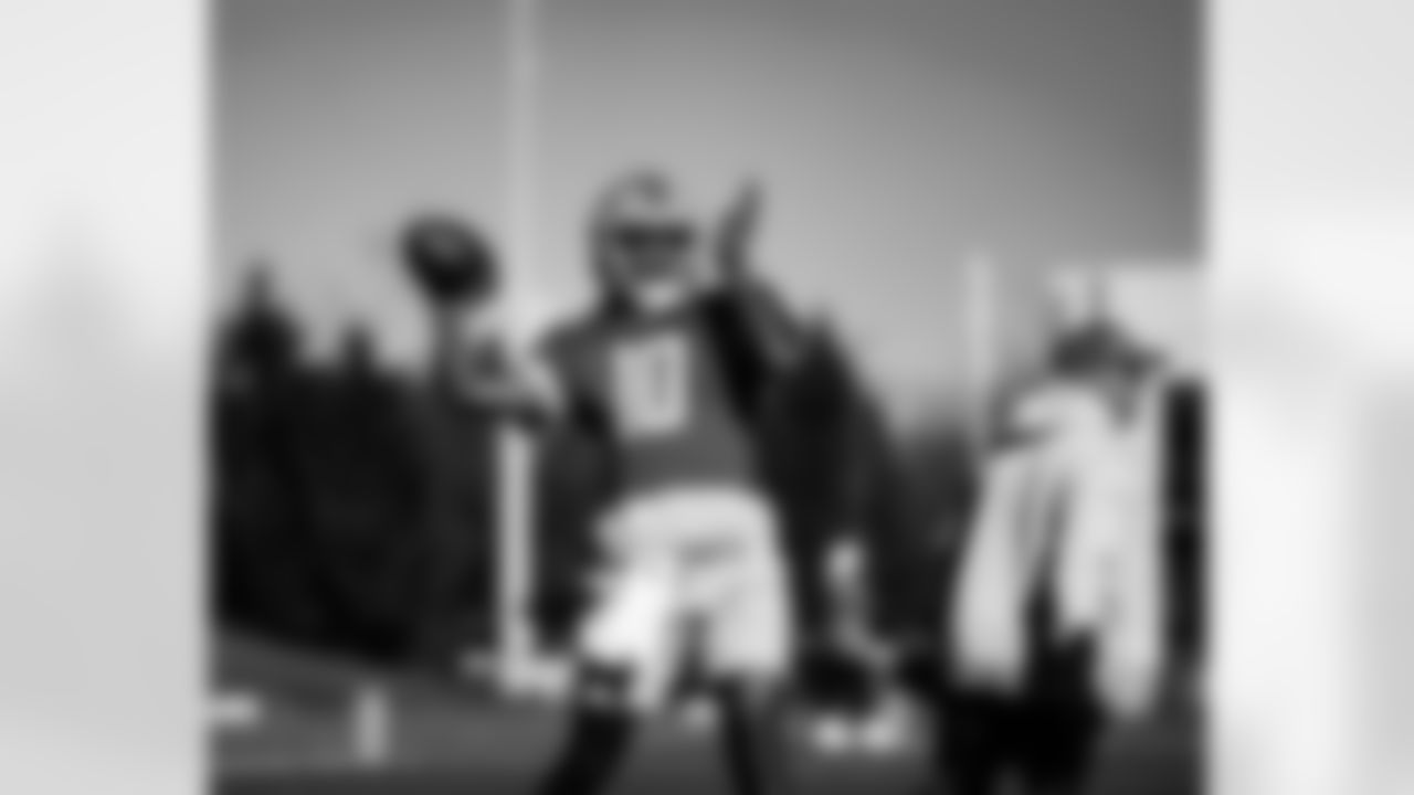 Detroit Lions quarterback Teddy Bridgewater (10) during practice at the Lions training facility in Allen Park, MI on November 15, 2023. (Jeff Nguyen/Detroit Lions)