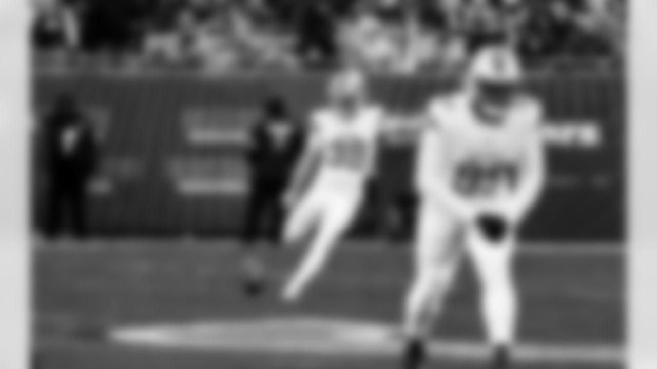 Detroit Lions kicker Jake Bates (39) kicks off during an NFL football game against the Chicago Bears on Sunday, Jan. 4, 2026 in Chicago. (Jeff Nguyen/Detroit Lions via AP)