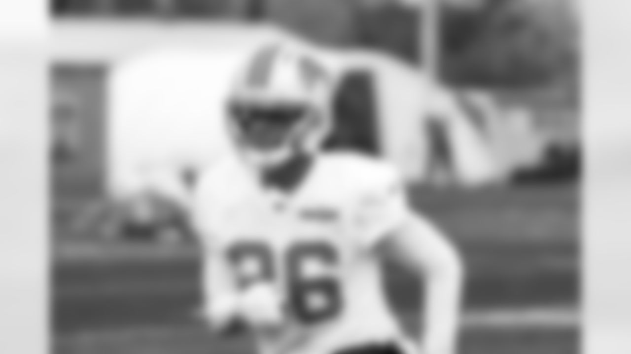 Detroit Lions safety Erick Hallett (36) during practice at the Meijer Performance Center on Nov. 7, 2025 in Allen Park, Mich. (Jeff Nguyen/Detroit Lions)