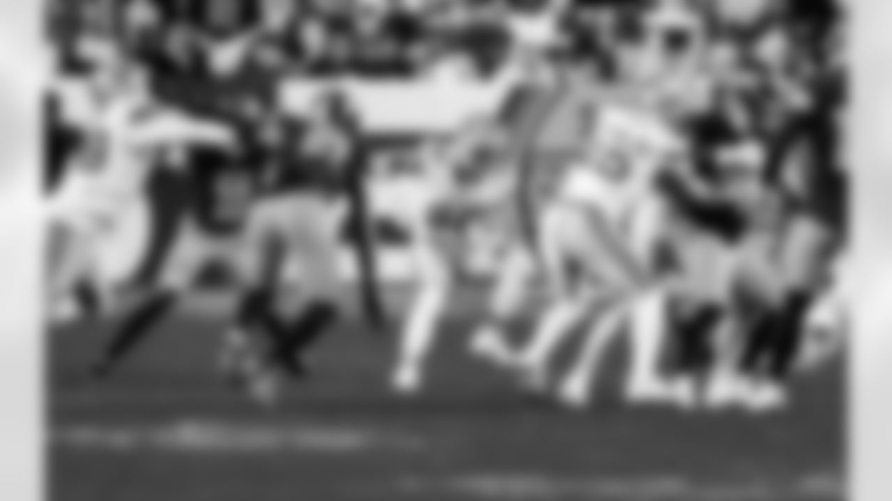 Detroit Lions running back Sione Vaki (33) during an NFL football game against the Washington Commanders on Sunday, Nov. 9, 2025 in Landover, Md. (Jeff Nguyen/Detroit Lions via AP)