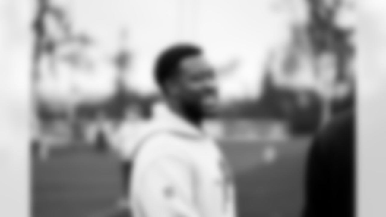 Detroit Lions linebackers coach Shaun Dion Hamilton during offseason workouts at the Meijer Performance Center on May 14, 2025 in Allen Park, Mich. (Jeff Nguyen/Detroit Lions)