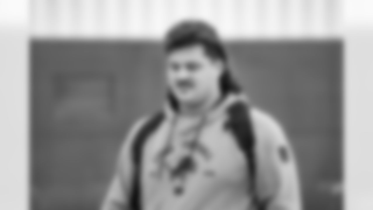 Detroit Lions offensive lineman Tate Ratledge (69) travels to Washington, D.C. on Nov. 8, 2025. (Jeff Nguyen/Detroit Lions via AP)