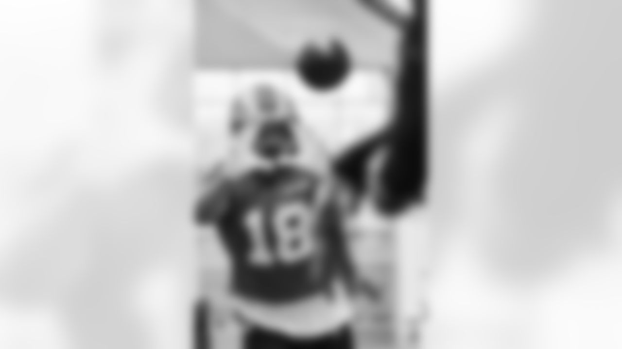 Detroit Lions wide receiver Isaac TeSlaa (18) during practice at the Meijer Performance Center on Oct. 30, 2025 in Allen Park, Mich. (Josh Mandujano/Detroit Lions)