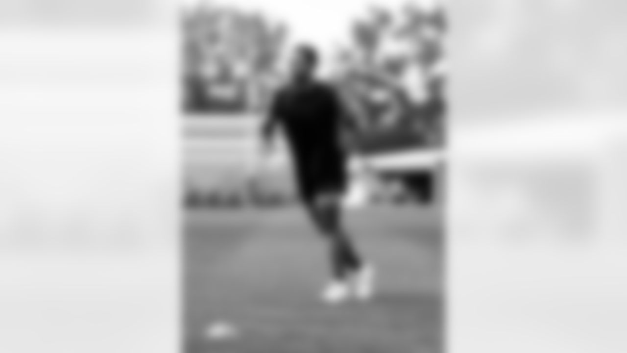 Detroit Lions linebacker Derrick Barnes (55) during offseason workouts at the Meijer Performance Center on May 15, 2025 in Allen Park, Mich. (Jeff Nguyen/Detroit Lions)