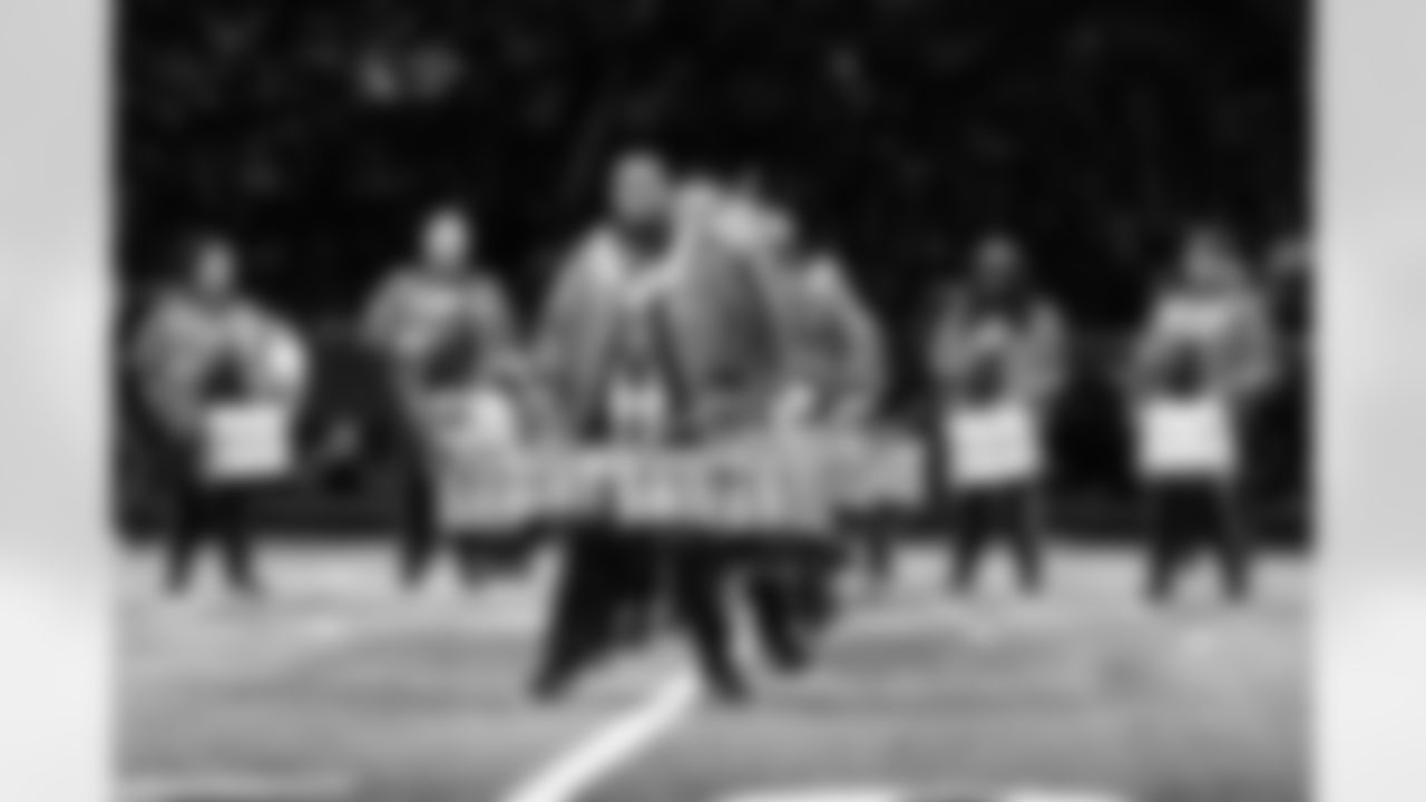 Detroit Lions Honolulu Boom performs before an NFL football game against the Green Bay Packers on Thursday, Nov. 27, 2025 in Detroit. (Mike Ferdinande/Detroit Lions)