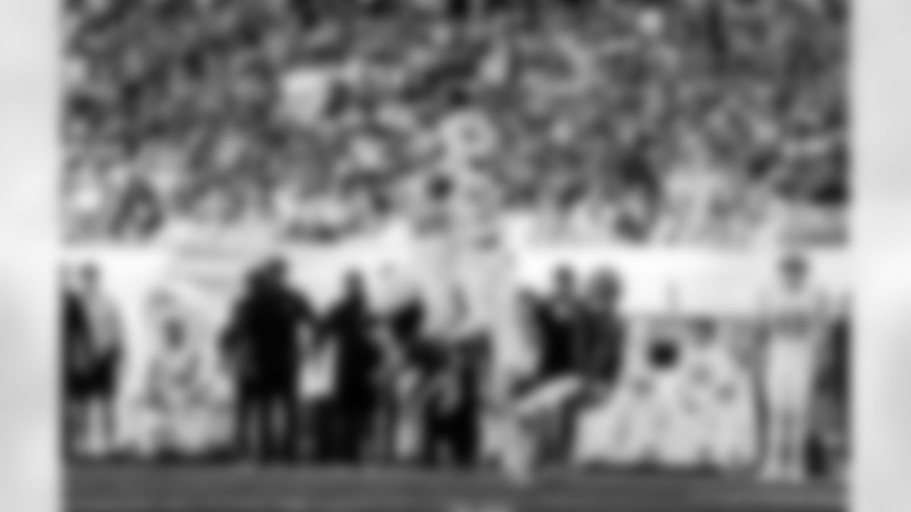 Detroit Lions safety Kerby Joseph (31) intercepts a pass during an NFL football game against the Cincinnati Bengals on Sunday, Oct. 5, 2025 in Cincinnati. (Jeff Nguyen/Detroit Lions via AP)