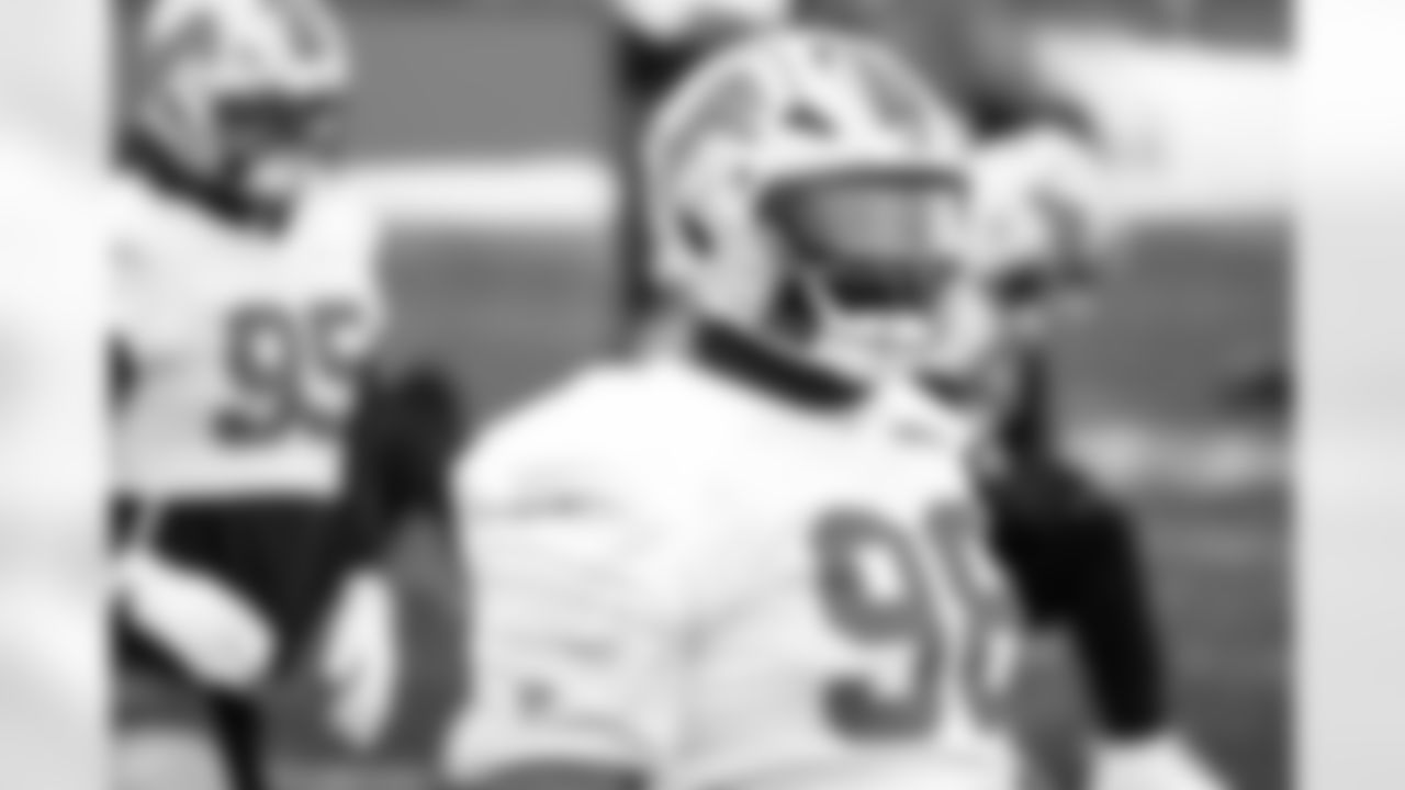 Detroit Lions defensive lineman DJ Reader (98) during practice at the Meijer Performance Center on Dec. 31, 2025 in Allen Park, Mich. (Jeff Nguyen/Detroit Lions)
