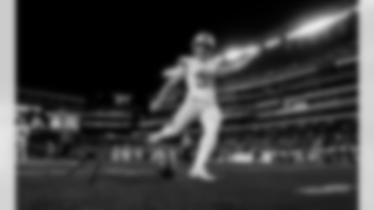 Detroit Lions kicker Jake Bates (39) before an NFL football game against the Philadelphia Eagles on Sunday, Nov. 16, 2025 in Philadelphia. (Jeff Nguyen/Detroit Lions via AP)