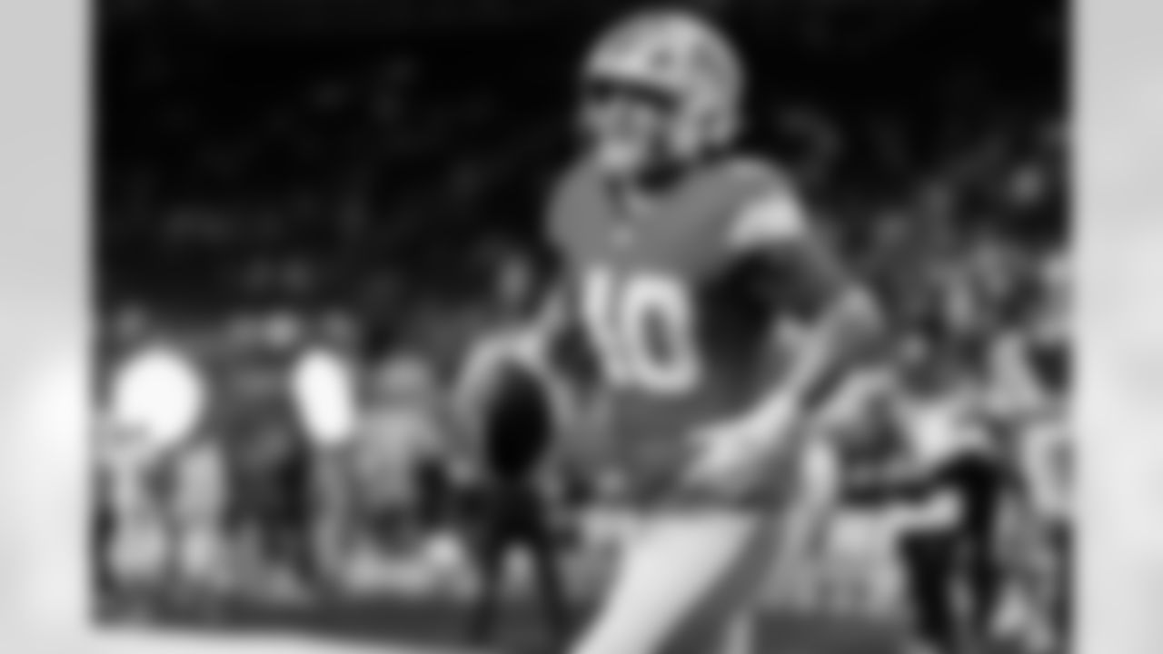 Detroit Lions tight end Zach Horton (40) before an NFL football game against the Miami Dolphins, Saturday, August 16 in Detroit. (Jeff Nguyen/Detroit Lions via AP)