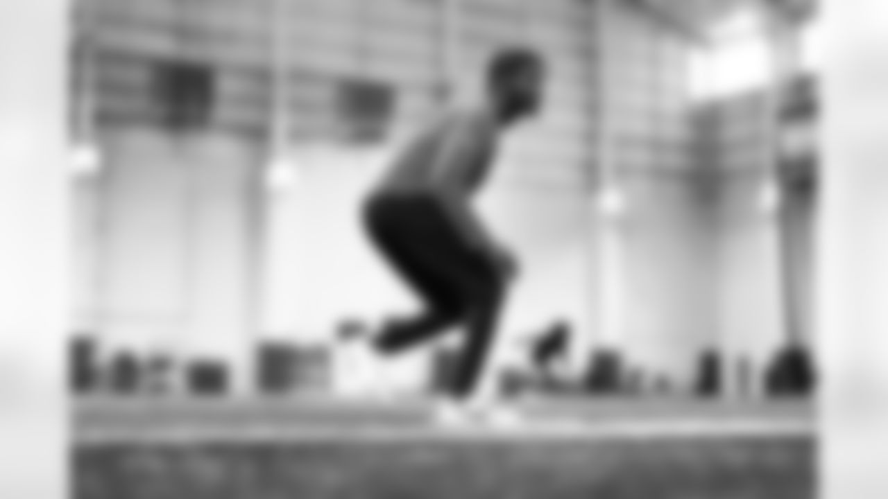 Detroit Lions cornerback Ennis Rakestraw Jr. (9) during offseason workouts at the Meijer Performance Center on May 1, 2025 in Allen Park, Mich. (Jeff Nguyen/Detroit Lions)
