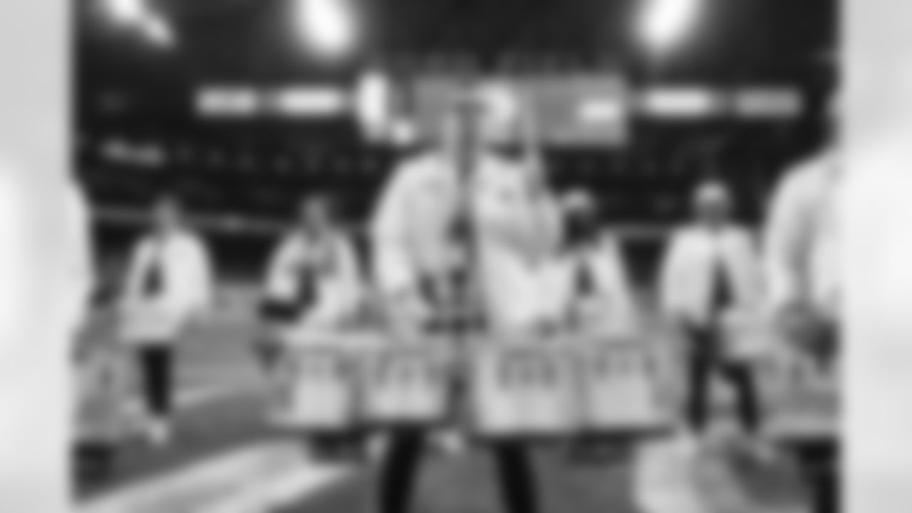 Detroit Lions Honolulu Boom performs during an NFL football game against the Dallas Cowboys on Thursday, Dec. 4, 2025 in Detroit. (Mike Ferdinande/Detroit Lions)