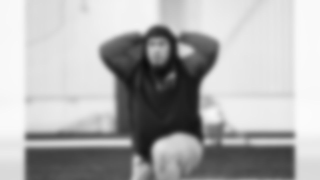 Detroit Lions defensive lineman Roy Lopez (51) during offseason workouts at the Meijer Performance Center on April 23, 2025 in Allen Park, Mich. (Jeff Nguyen/Detroit Lions)