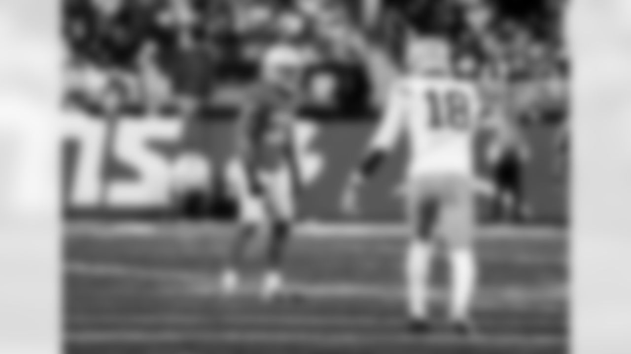 Detroit Lions defensive back Brian Branch (32) during an NFL football game against the Green Bay Packers on Thursday, Nov. 27, 2025 in Detroit. (Jeff Nguyen/Detroit Lions via AP)