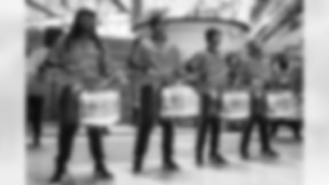 Detroit Lions Honolulu Boom performs before an NFL football game against the Green Bay Packers on Thursday, Nov. 27, 2025 in Detroit. (Mike Ferdinande/Detroit Lions)