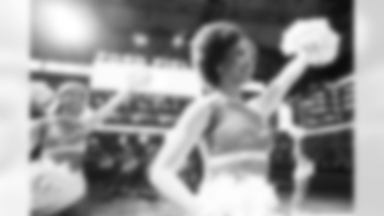 Detroit Lions Cheerleaders perform during an NFL football game against the Dallas Cowboys on Thursday, Dec. 4, 2025 in Detroit. (Mike Ferdinande/Detroit Lions)