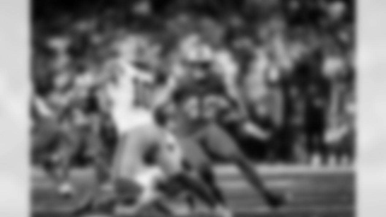Detroit Lions linebacker Jack Campbell (46) during an NFL football game against the Green Bay Packers on Dec. 5, 2024 in Detroit. (Josh Mandujano/Detroit Lions via AP)