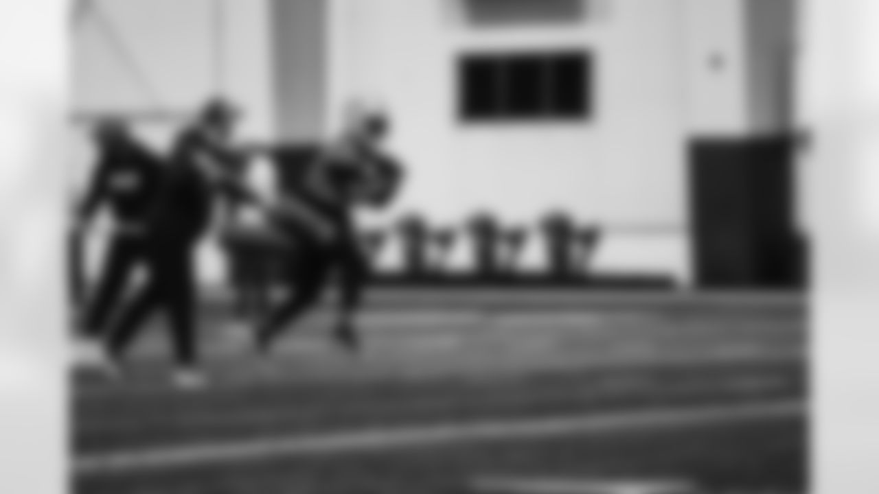 Detroit Lions running back David Montgomery (5) during practice at the Meijer Performance Center on Dec. 1, 2025 in Allen Park, Mich. (Josh Mandujano/Detroit Lions)