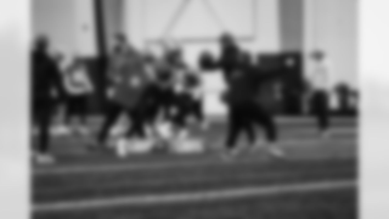 Detroit Lions wide receiver Jameson Williams (1) during practice at the Meijer Performance Center on Dec. 1, 2025 in Allen Park, Mich. (Josh Mandujano/Detroit Lions)