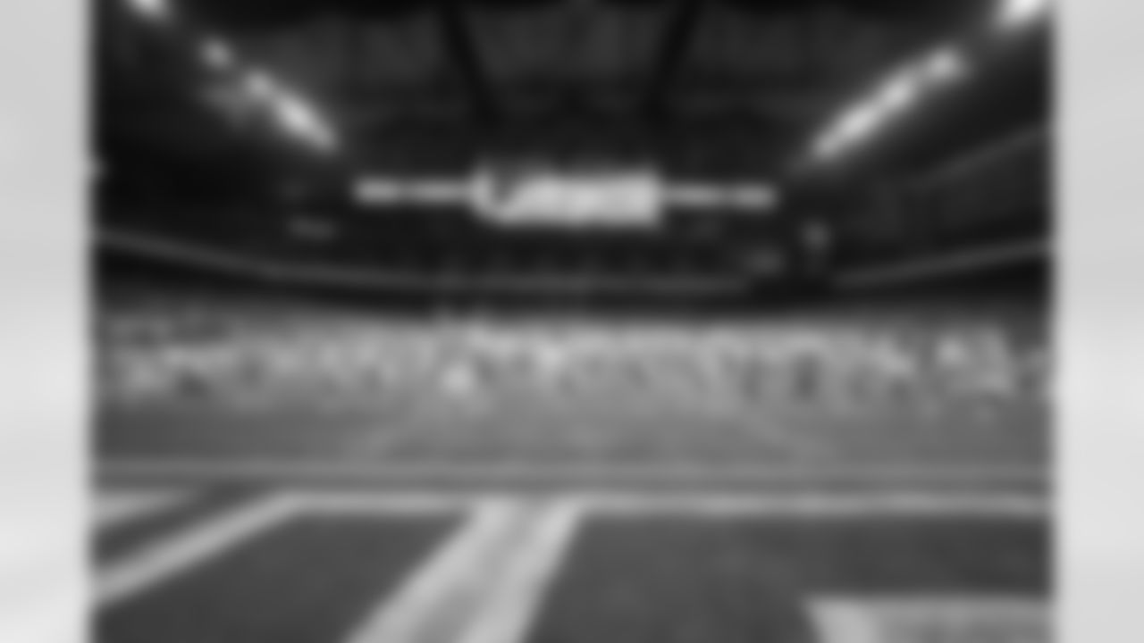 Detroit Lions Junior Cheer Clinic performs at halftime during an NFL football game against the Pittsburgh Steelers on Sunday, Dec. 21, 2025 in Detroit. (Jeff Nguyen/Detroit Lions via AP)