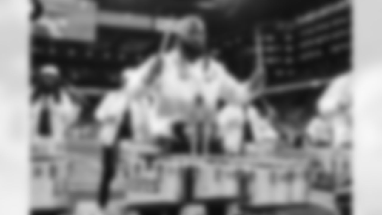 Detroit Lions Honolulu Boom performs during an NFL football game against the Dallas Cowboys on Thursday, Dec. 4, 2025 in Detroit. (Mike Ferdinande/Detroit Lions)