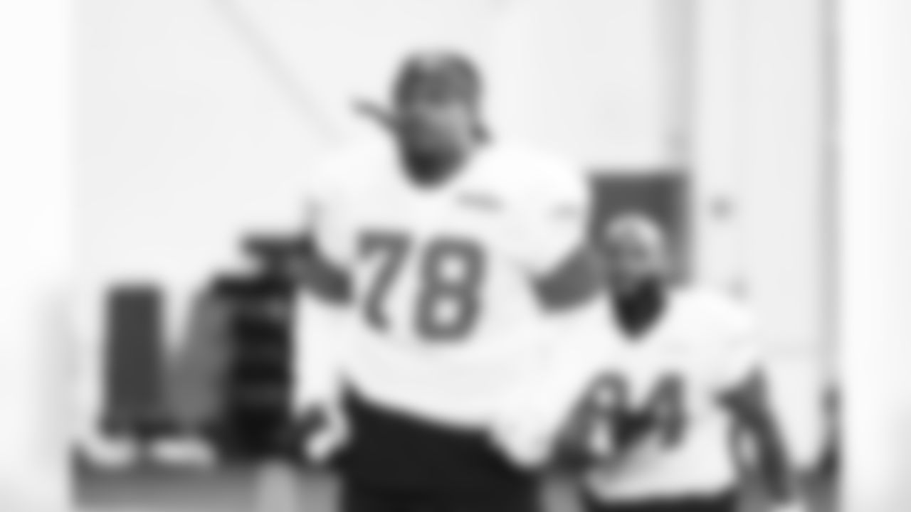 Detroit Lions defensive lineman Tyler Lacy (78) during practice at the Meijer Performance Center on Dec. 11, 2025 in Allen Park, Mich. (Jeff Nguyen/Detroit Lions)