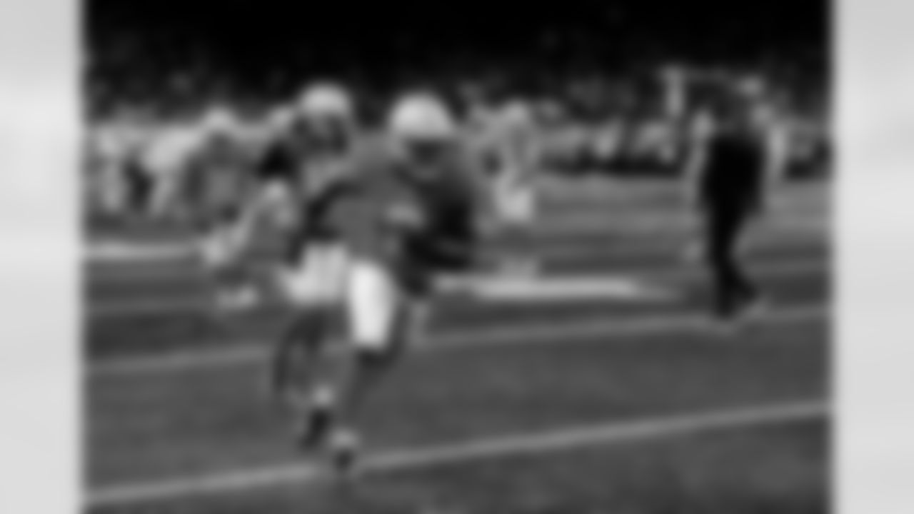 Detroit Lions safety Daniel Thomas (2) before an NFL football game against the Green Bay Packers on Thursday, Nov. 27, 2025 in Detroit. (Jeff Nguyen/Detroit Lions via AP)