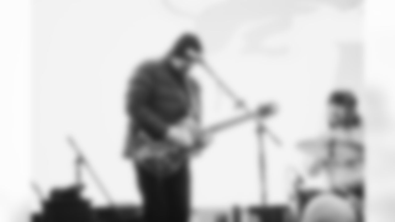 Fans attend a Thanksgiving game watch party on Thursday, Nov. 27, 2025 in Windsor, Canada. (Paul Shrek/Detroit Lions via AP)