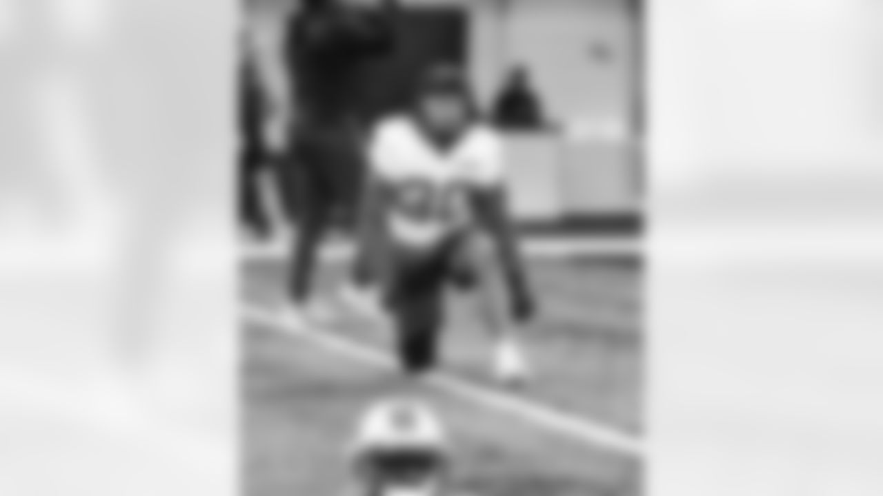 Detroit Lions cornerback Khalil Dorsey (30) during practice at the Meijer Performance Center on Dec. 2, 2025 in Allen Park, Mich. (Jeff Nguyen/Detroit Lions)