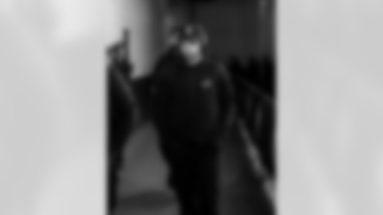 Detroit Lions punter Jack Fox (3) arrives to an NFL football game against the Philadelphia Eagles on Sunday, Nov. 16, 2025 in Philadelphia. (Jeff Nguyen/Detroit Lions via AP)