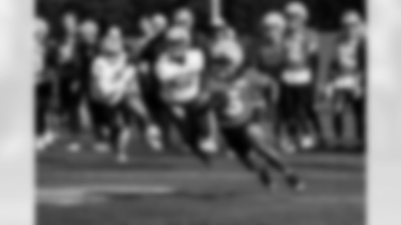 Detroit Lions running back David Montgomery (5) during training camp at the Meijer Performance Center on July 22, 2025 in Allen Park, Mich. (Jeff Nguyen/Detroit Lions)