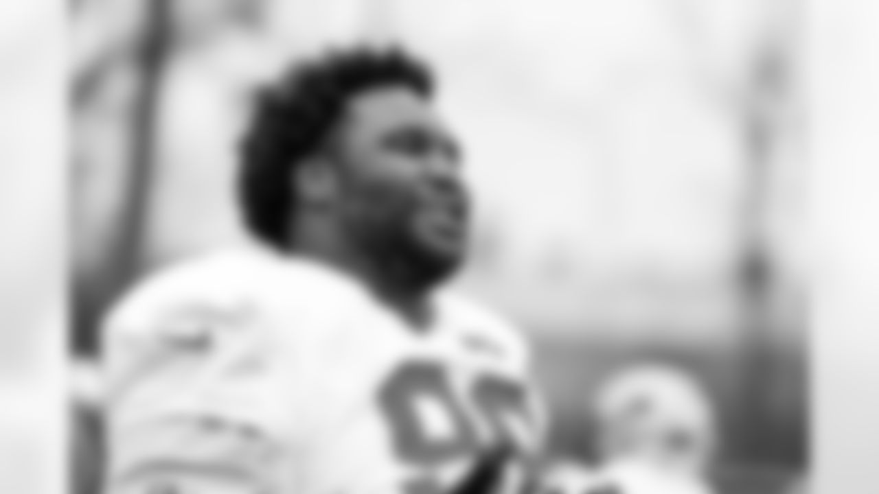 Detroit Lions defensive lineman DJ Reader (98) during practice at the Meijer Performance Center on Nov. 5, 2025 in Allen Park, Mich. (Jeff Nguyen/Detroit Lions)