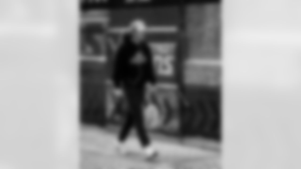 Detroit Lions kicker Jake Bates (39) arrives to an NFL football game against the Dallas Cowboys on Thursday, Dec. 4, 2025 in Detroit. (Jeff Nguyen/Detroit Lions via AP)