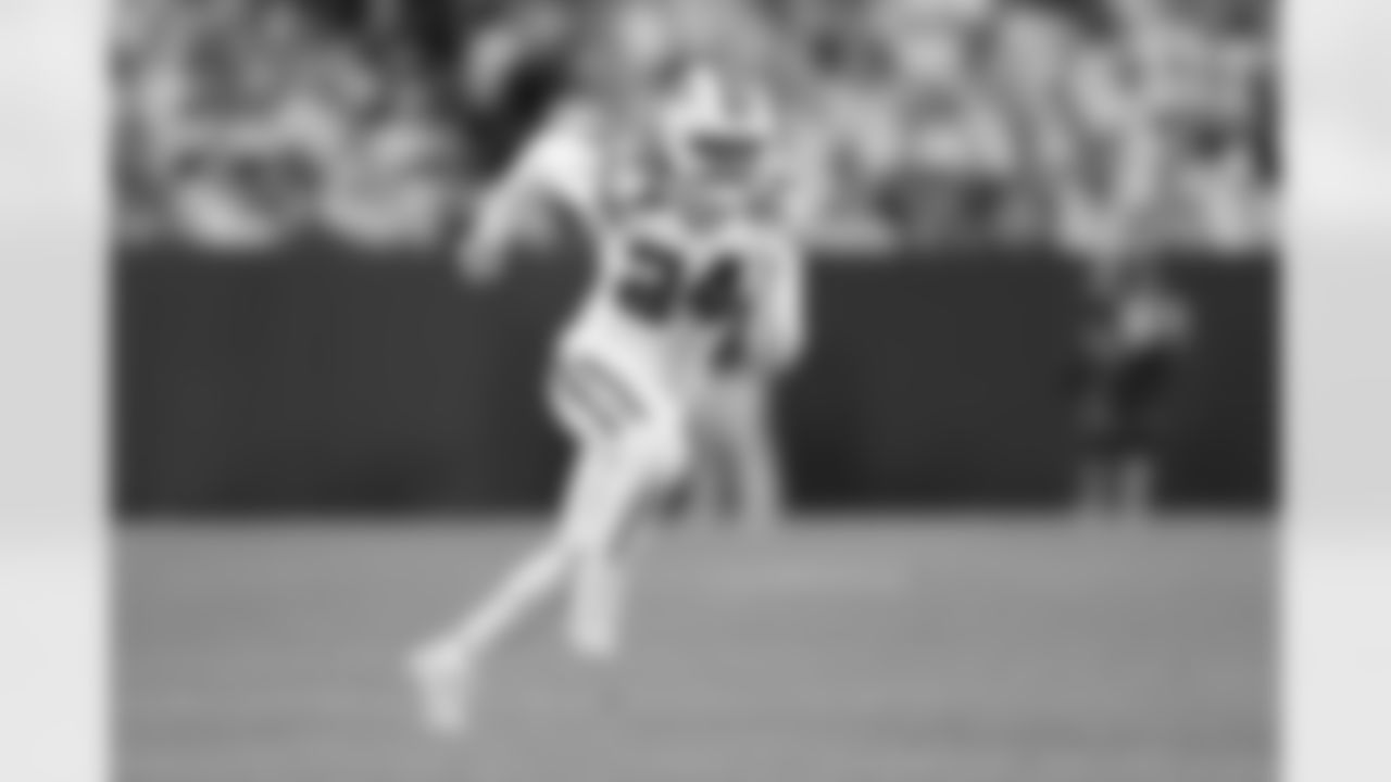 CB Carrington Valentine

Backed up by Kamal Hadden

(AP Photo/Logan Bowles)