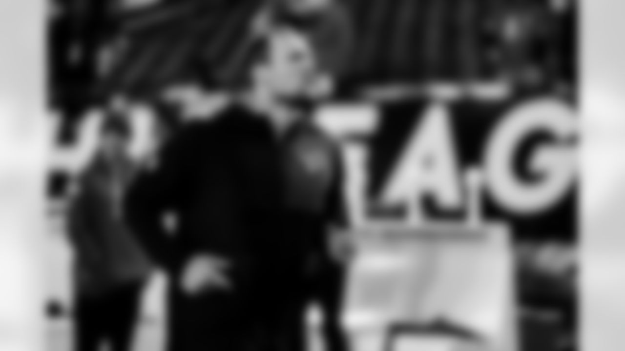 Detroit Lions linebacker Jack Campbell (46) before an NFL football game against the Philadelphia Eagles on Sunday, Nov. 16, 2025 in Philadelphia. (Jeff Nguyen/Detroit Lions via AP)