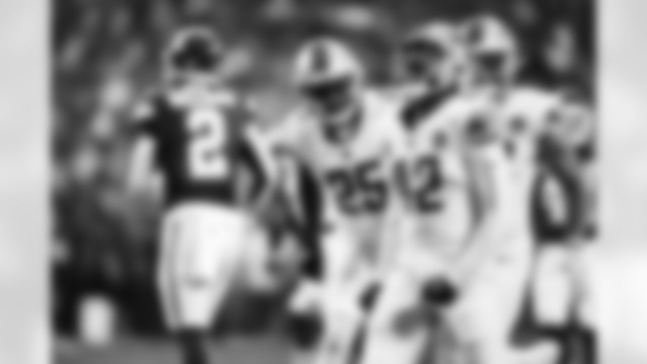 Detroit Lions linebacker Jalen Reeves-Maybin (42) during a NFL football game against Kansas City Chiefs on September 7, 2023 in Kansas City, Missouri. (Jeff Nguyen/Detroit Lions)