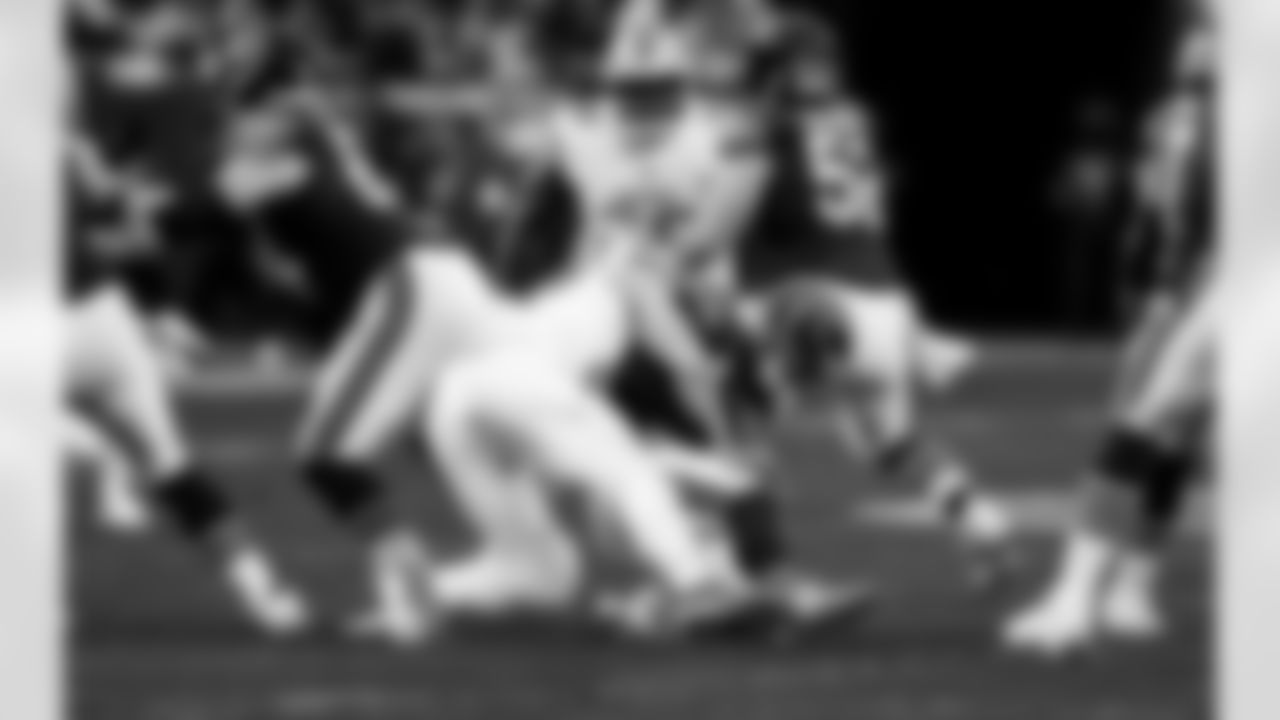 Detroit Lions edge rusher Aidan Hutchinson (97) sacks Chicago Bears quarterback Caleb Williams (18) during an NFL football game against the Chicago Bears on Sunday, Jan. 4, 2026 in Chicago. (Jeff Nguyen/Detroit Lions via AP)