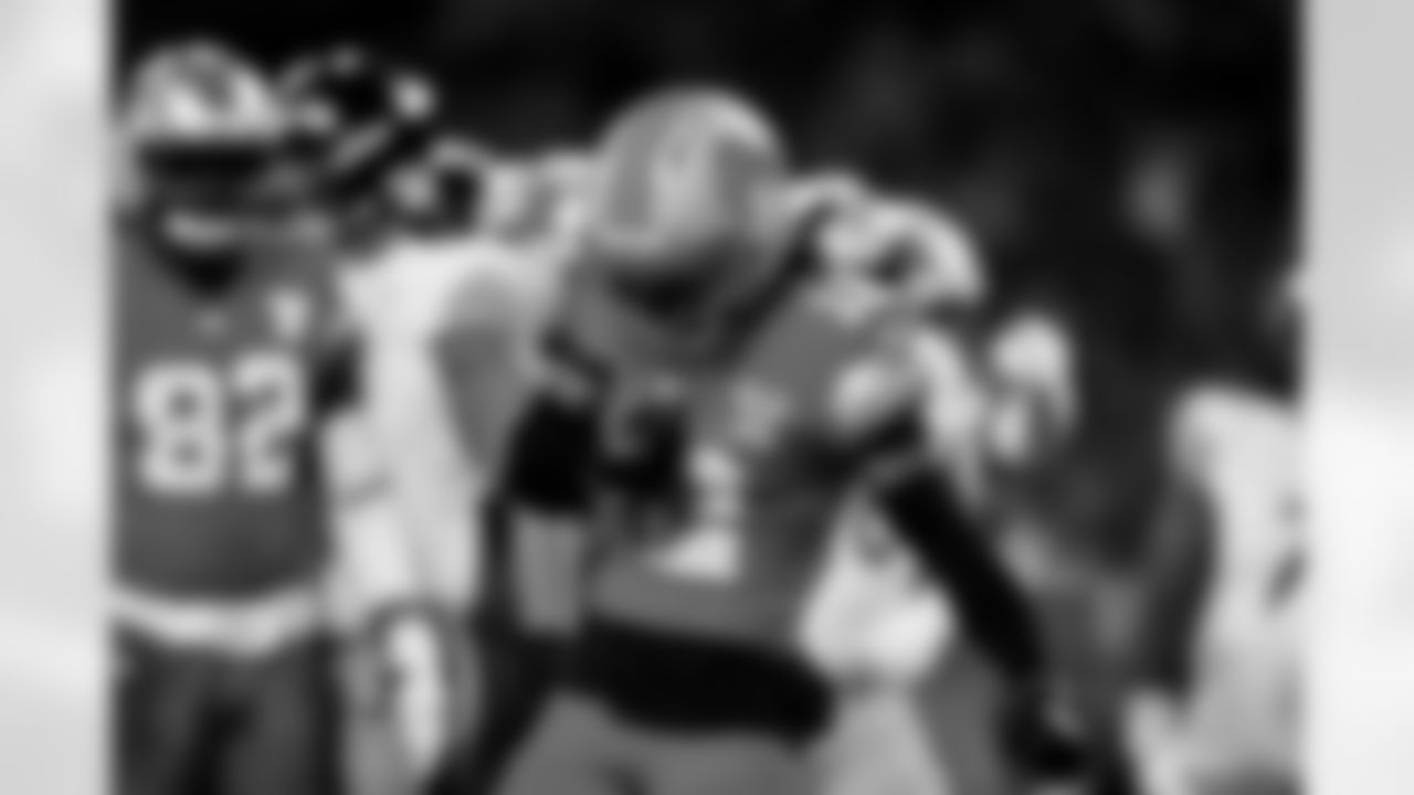 Detroit Lions safety Thomas Harper (12) during an NFL football game against the Pittsburgh Steelers on Sunday, Dec. 21, 2025 in Detroit. (Jeff Nguyen/Detroit Lions via AP)