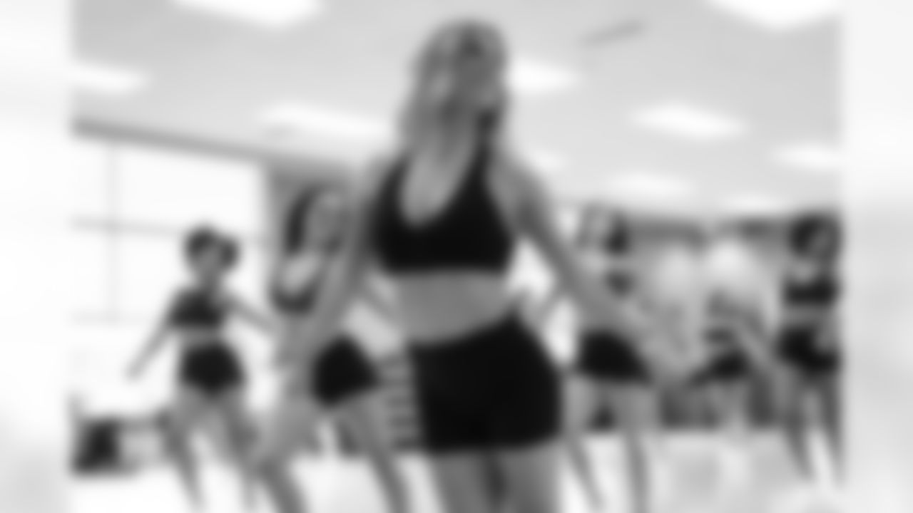 Contestants perform during the Detroit Lions Cheerleaders final look auditions at Lifetime Fitness on May 12, 2025 in Bloomfield Hills, Mich. (Mike Ferdinande/Detroit Lions)