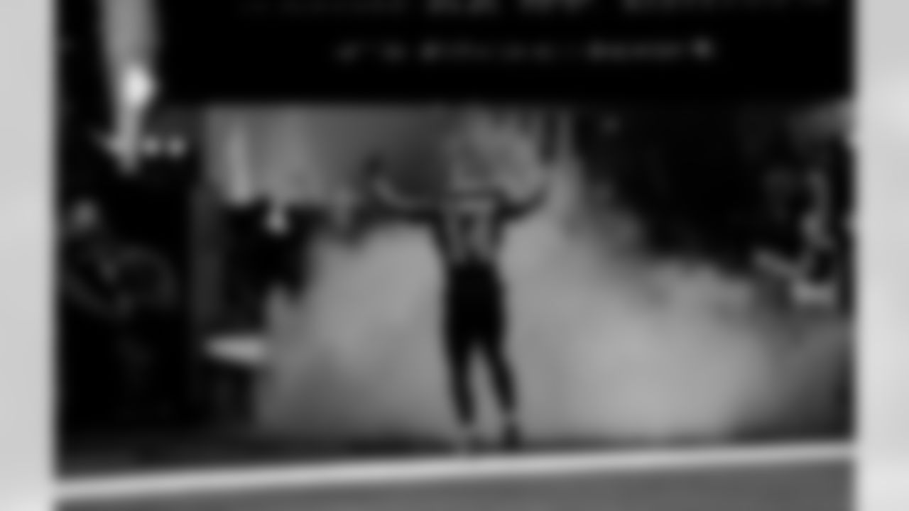 Detroit Lions wide receiver Amon-Ra St. Brown (14) before an NFL football game against the Tampa Bay Buccaneers on Monday, Oct. 20, 2025 in Detroit. (Jeff Nguyen/Detroit Lions via AP)