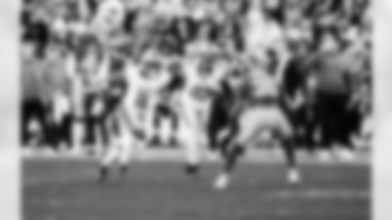 Detroit Lions safety Daniel Thomas (2) NS Detroit Lions cornerback Rock Ya-Sin (23) during an NFL football game against the Washington Commanders on Sunday, Nov. 9, 2025 in Landover, Md. (Jeff Nguyen/Detroit Lions via AP)