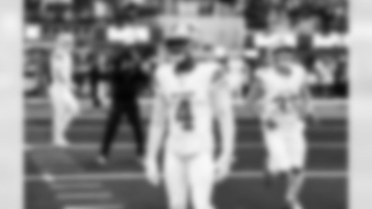 Detroit Lions cornerback D.J. Reed (4) before an NFL football game against the Los Angeles Rams on Sunday, Dec. 14, 2025 in Inglewood, Calif. (Jeff Nguyen/Detroit Lions via AP)