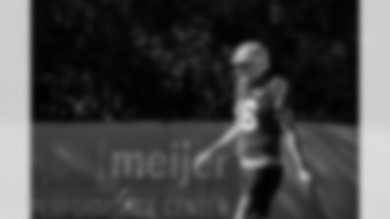 Detroit Lions quarterback Jared Goff (16) during practice at the Meijer Performance Center on Oct. 8, 2025 in Allen Park, Mich. (Jeff Nguyen/Detroit Lions)