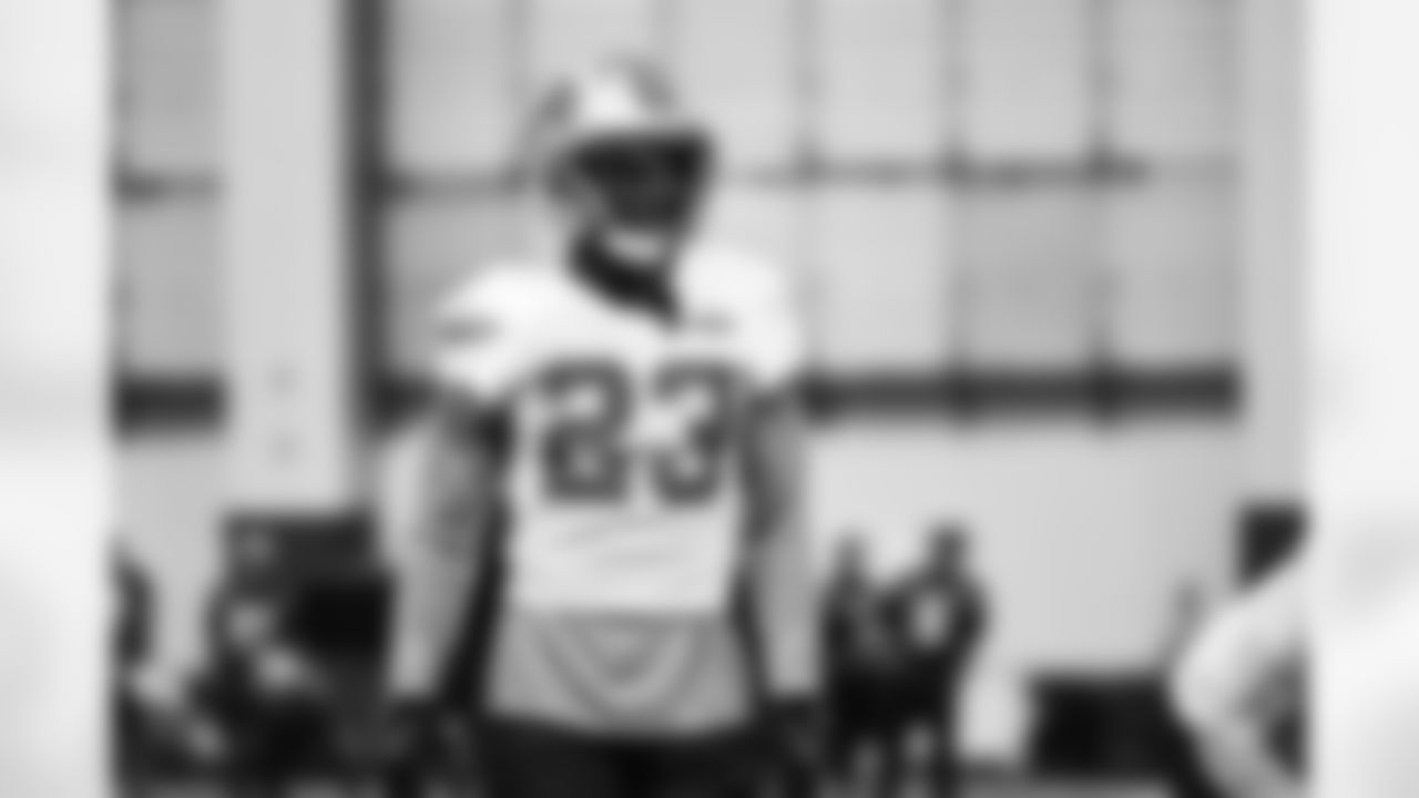 Detroit Lions cornerback Rock Ya-Sin (23) during practice at the Meijer Performance Center on Dec. 1, 2025 in Allen Park, Mich. (Josh Mandujano/Detroit Lions)