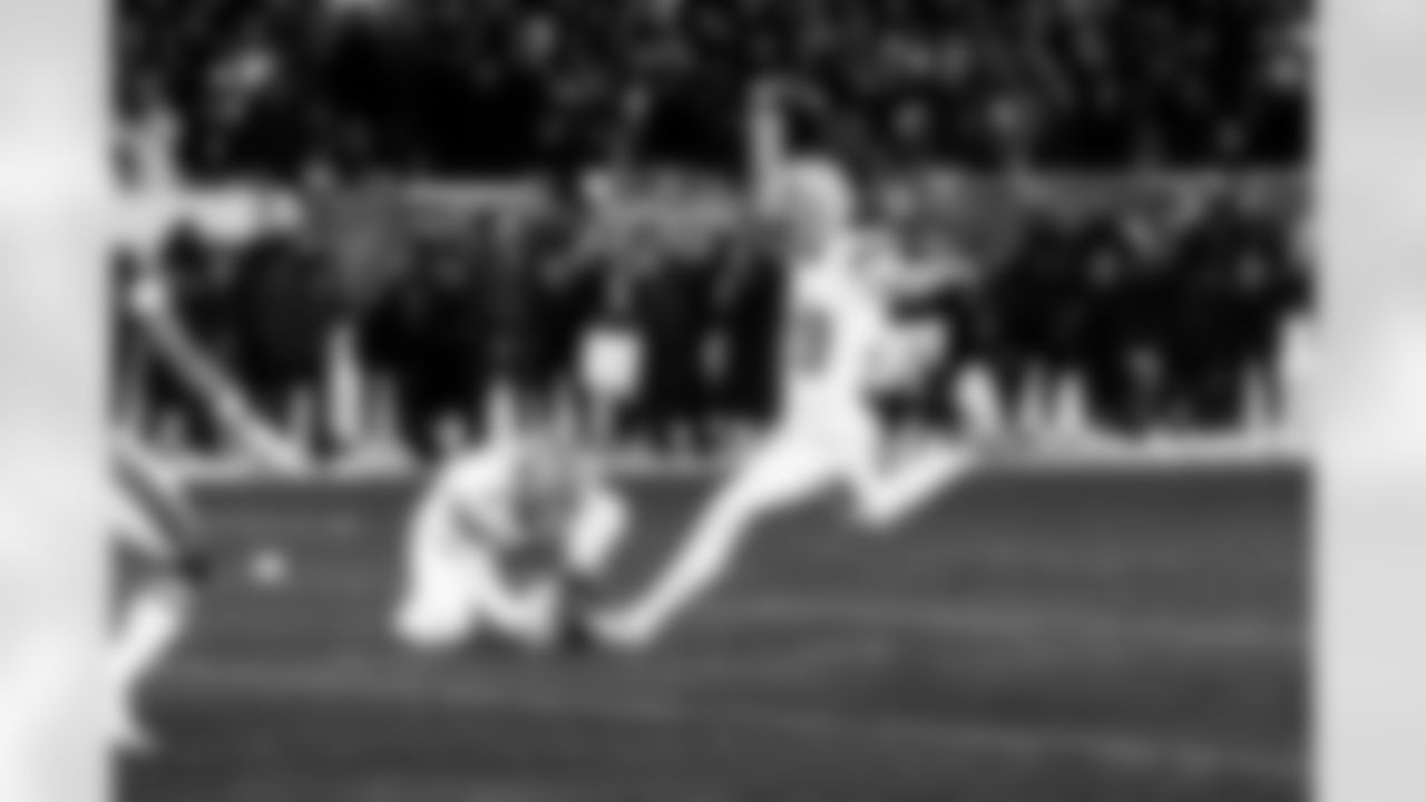 Detroit Lions kicker Jake Bates (39) during an NFL football game against the Chicago Bears on Sunday, Jan. 4, 2026 in Chicago. (Jeff Nguyen/Detroit Lions via AP)