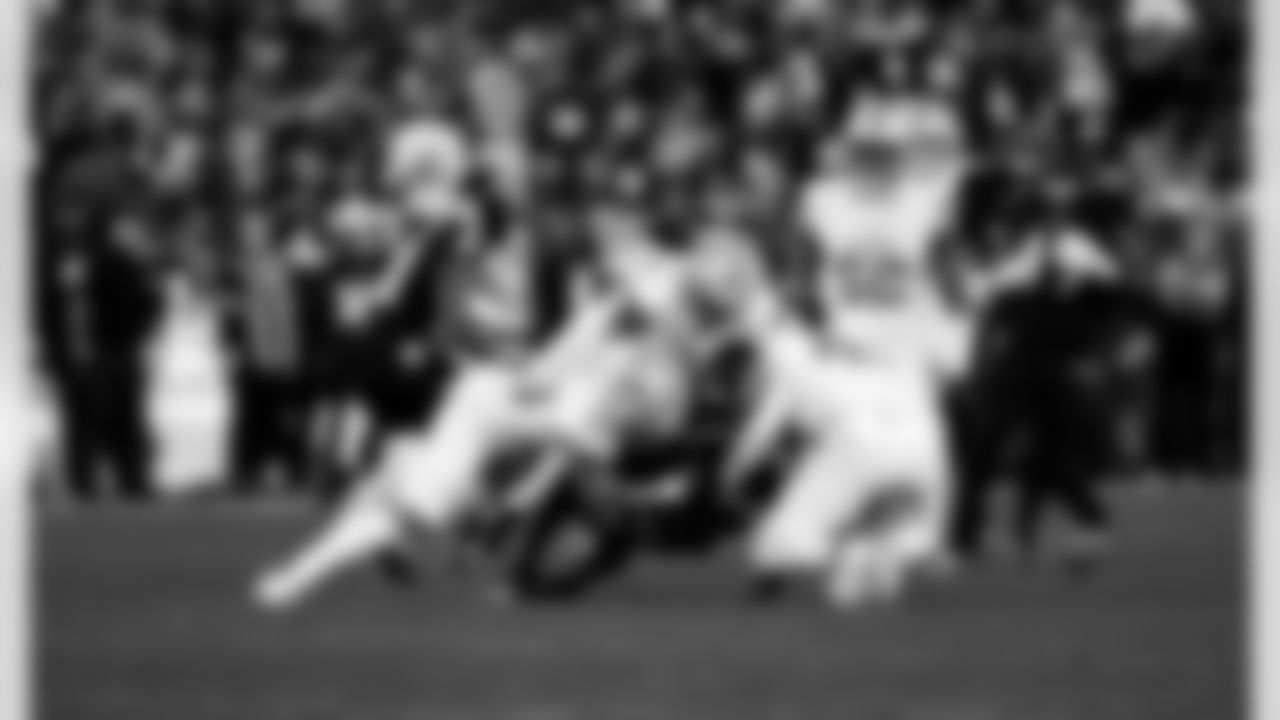 Detroit Lions running back Sione Vaki (33) during an NFL football game against the Baltimore Ravens on Monday, Sept. 22, 2025 in Baltimore. (Jeff Nguyen/Detroit Lions via AP)