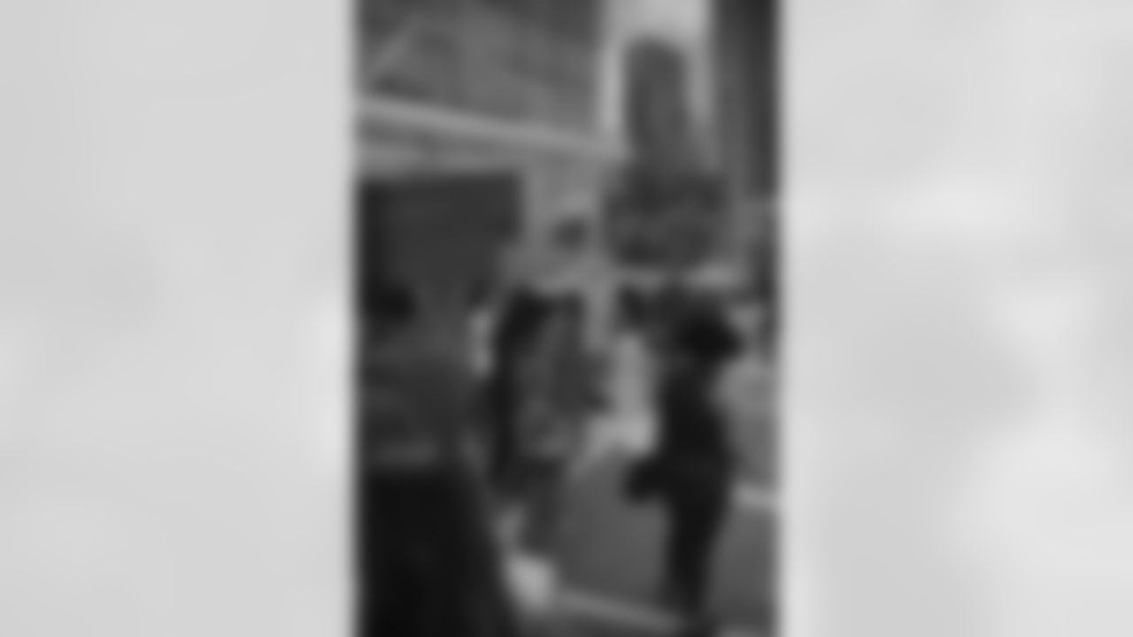 Fans attend a Thanksgiving game watch party on Thursday, Nov. 27, 2025 in São Paulo, Brasil. (Gabriel Alacette/Detroit Lions via AP)