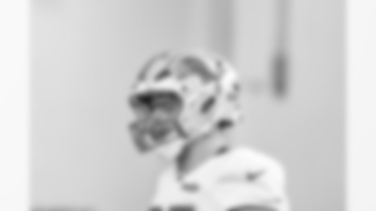 Detroit Lions edge rusher Aidan Hutchinson (97) during practice at the Meijer Performance Center on Dec. 2, 2025 in Allen Park, Mich. (Jeff Nguyen/Detroit Lions)