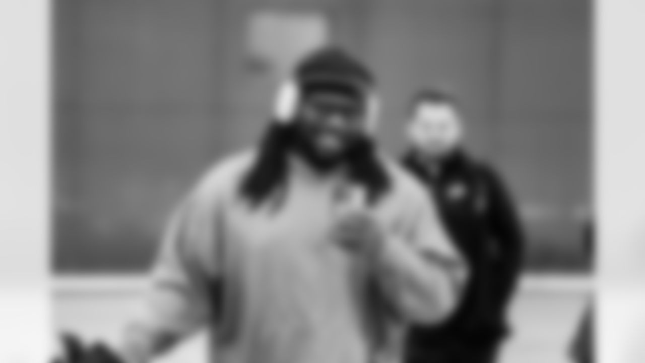 Detroit Lions defensive lineman Alim McNeill (54) travels to Washington, D.C. on Nov. 8, 2025. (Jeff Nguyen/Detroit Lions via AP)