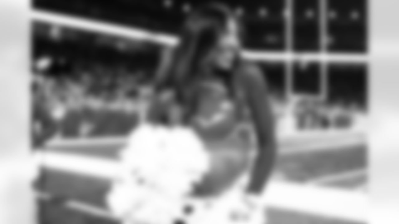 Detroit Lions Cheerleaders perform during an NFL football game against the Miami Dolphins on Saturday, Aug. 16, 2025 in Detroit. (Mike Ferdinande/Detroit Lions)
